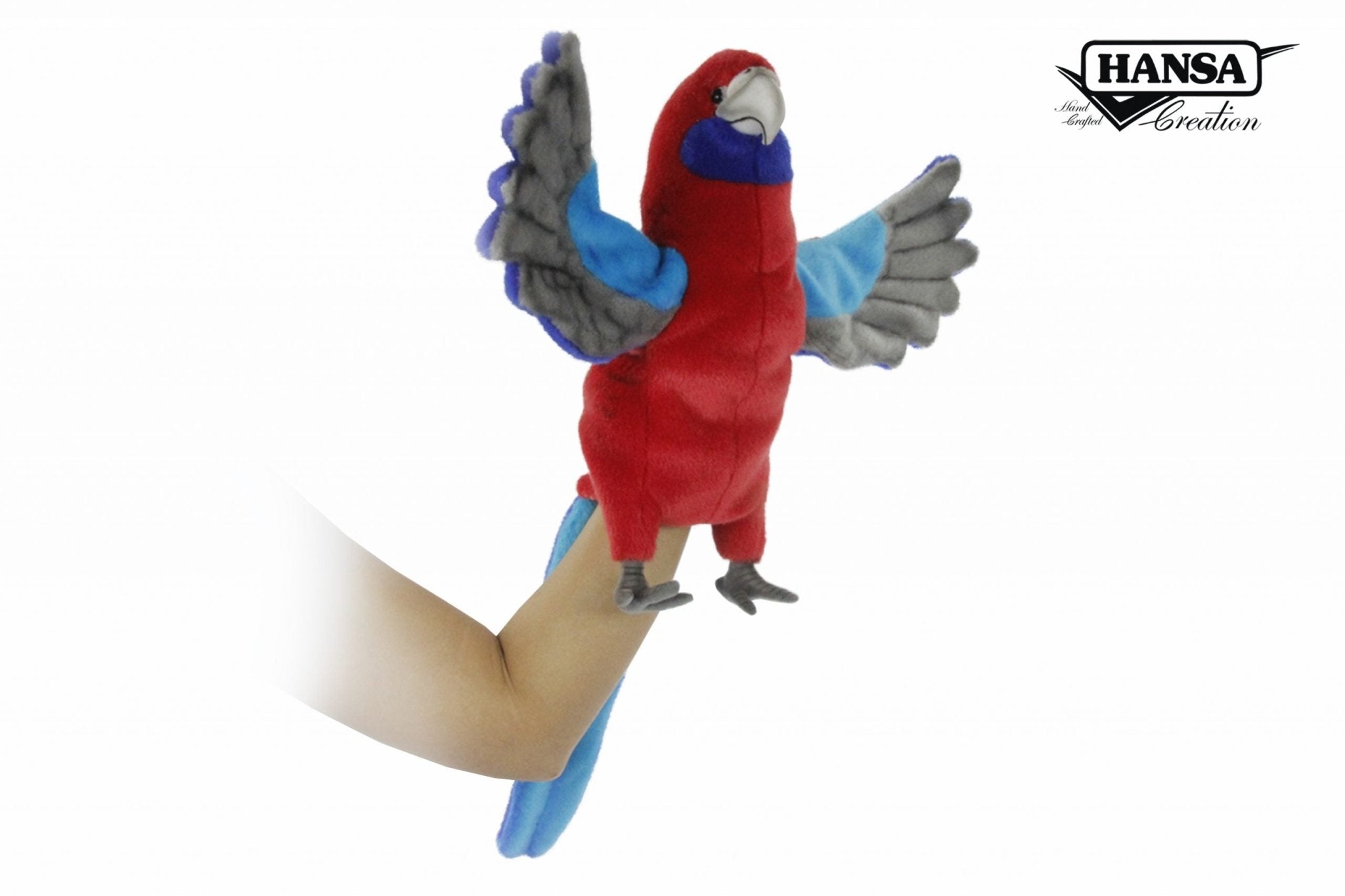 Crimson Rosella Puppet - Babylegetøj - BORN Copenhagen ApS
