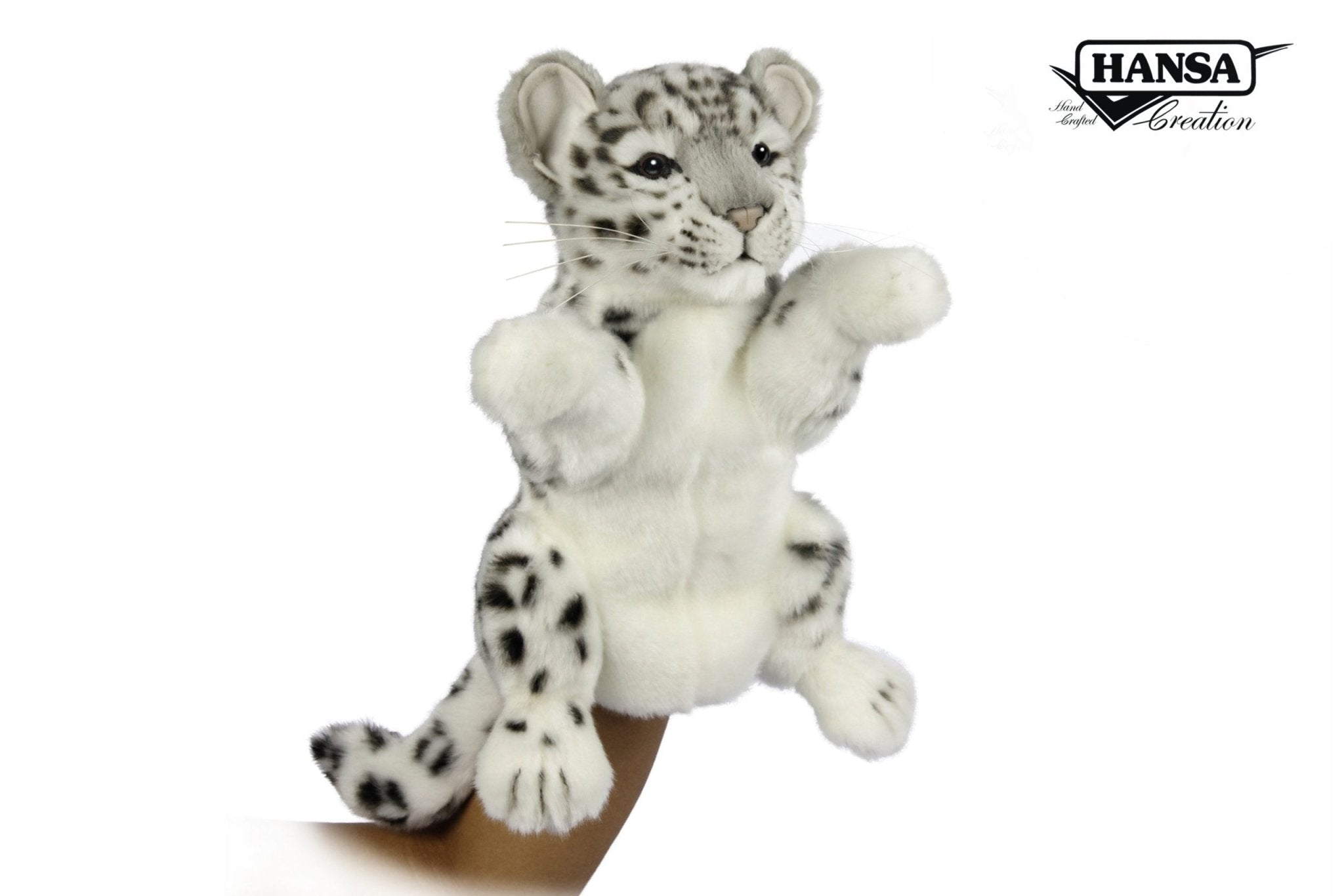 Snow Leopard Puppet - Babylegetøj - BORN Copenhagen ApS